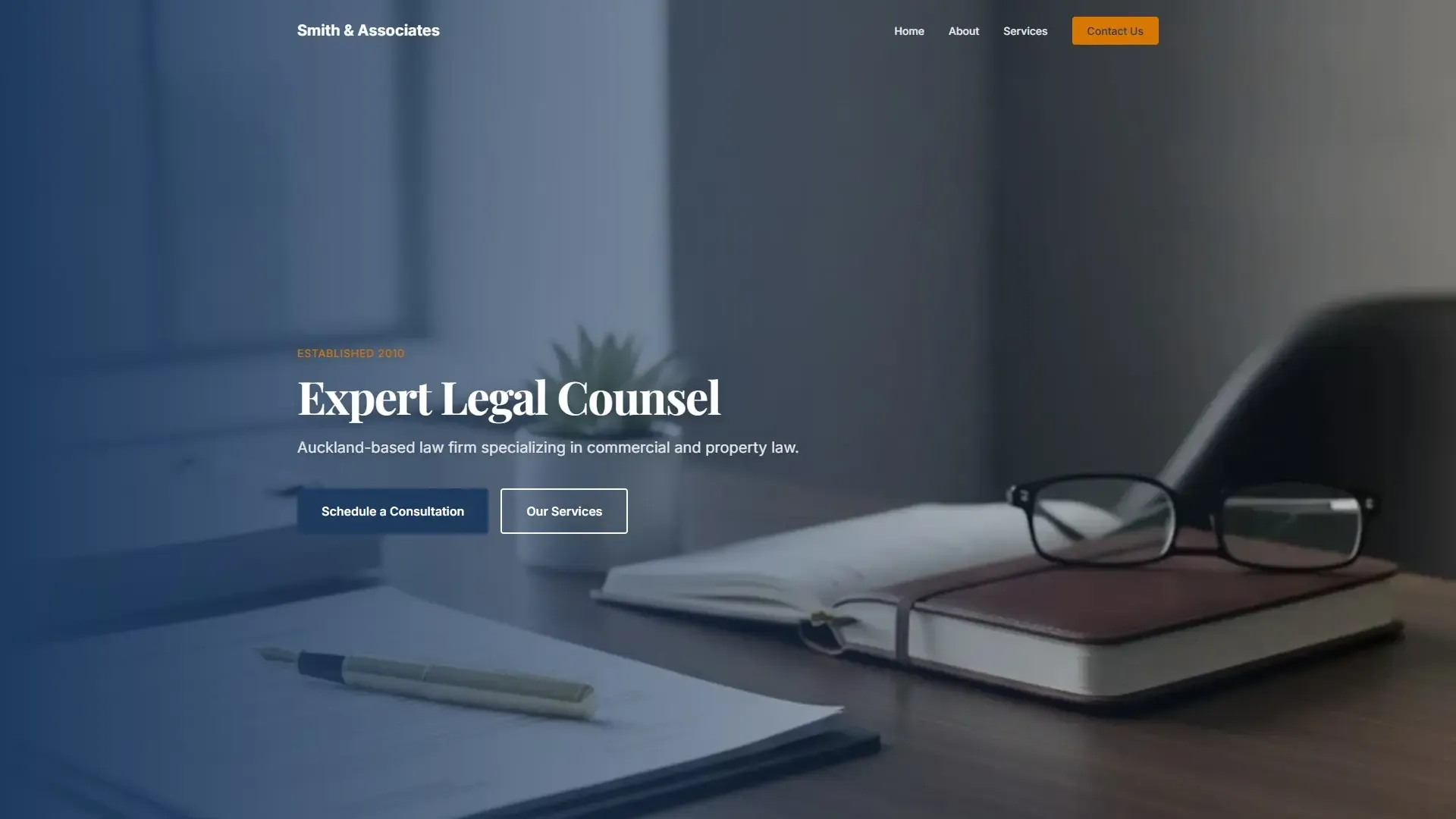 Minimal template preview