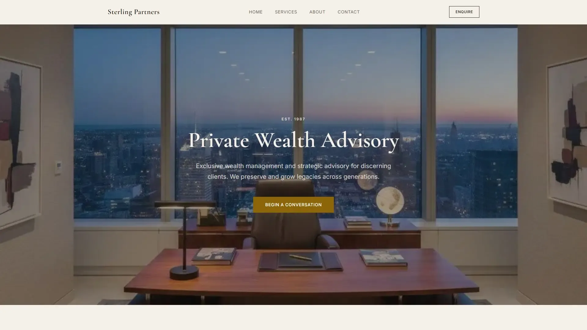 Luxury template preview